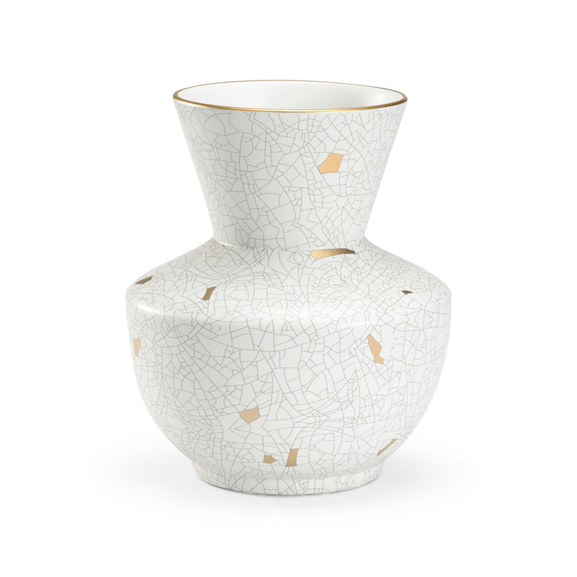 Chelsea House Crackled Cream Vase