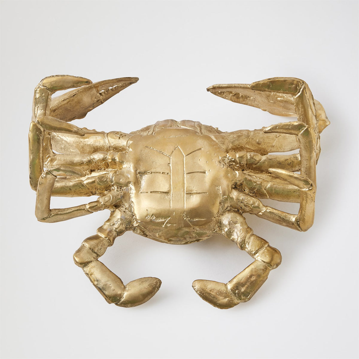 Global Views Brass Crab Sculpture
