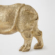 Global Views Brass Rhino Sculpture