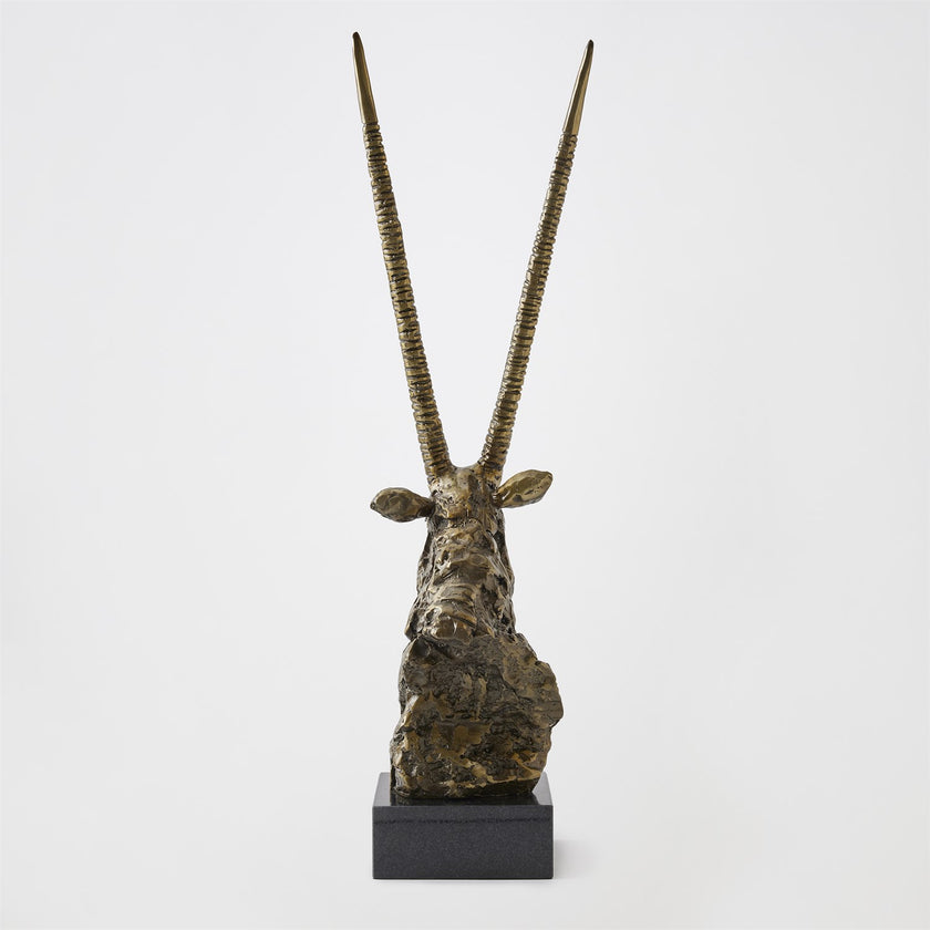 Global Views Bronze Textured Antelope