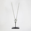 Global Views Matte White Gemsbok Skull Sculpture