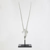 Global Views Matte White Gemsbok Skull Sculpture
