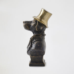 Global Views Labrador Brass Hat