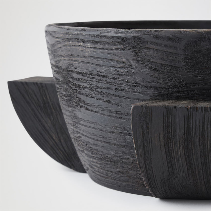 Global Views Ebonized Dome Bowl