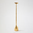 Global Views Gold Leaf Forged Pillar Candle Holder