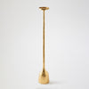 Global Views Gold Leaf Forged Pillar Candle Holder