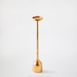 Global Views Gold Leaf Forged Pillar Candle Holder