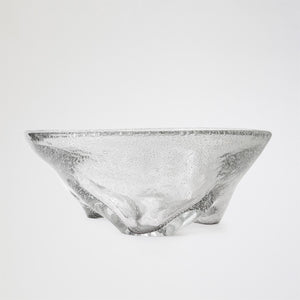Global Views Gray Triad Footed Bowl
