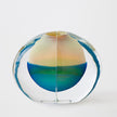 Global Views Blue Split Vase Bookend