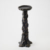 Global Views Black Melting Pillar Candle Holder