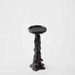 Global Views Black Melting Pillar Candle Holder