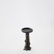 Global Views Black Melting Pillar Candle Holder
