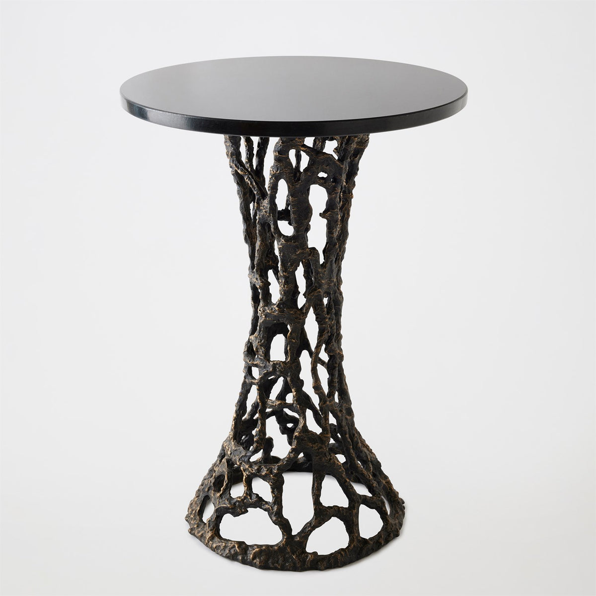 Global Views Perforated Side Table