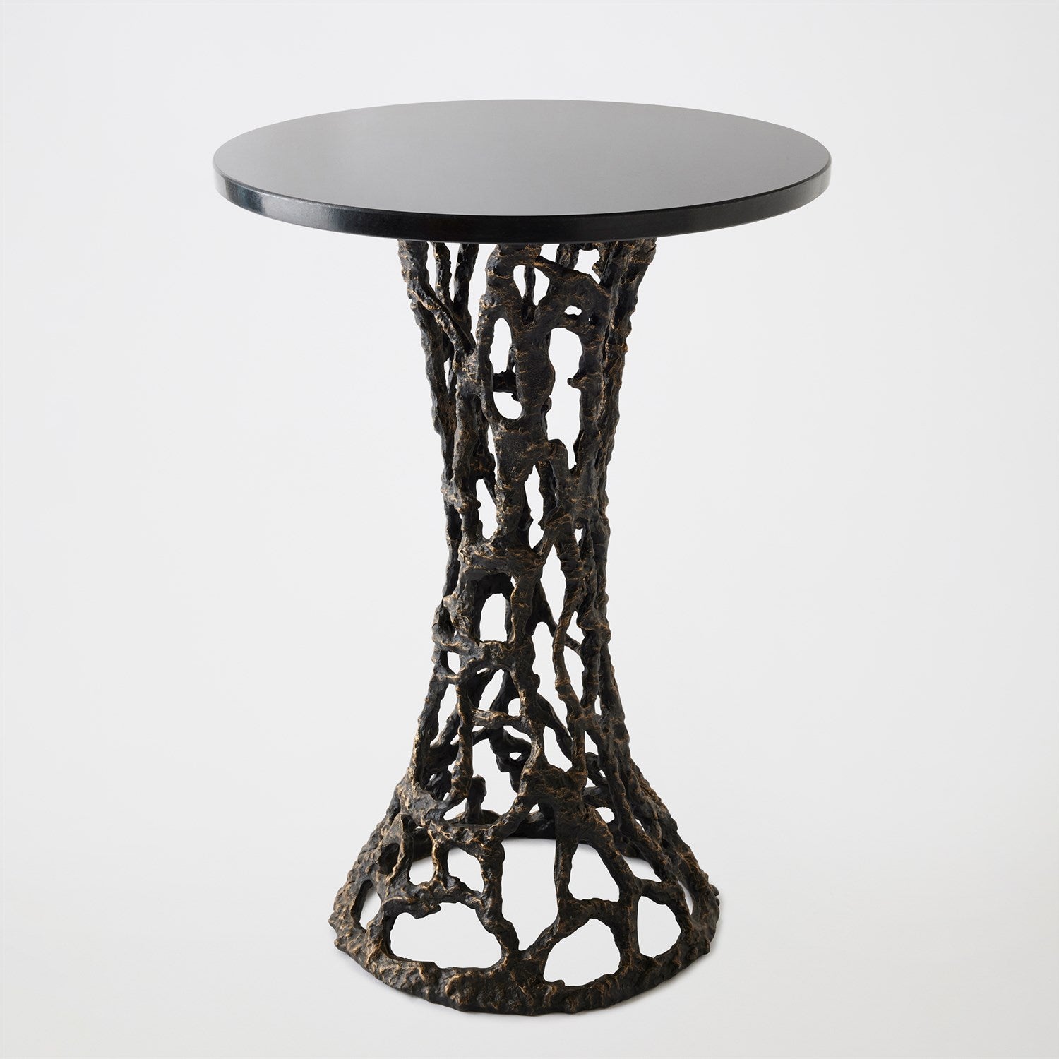 Global Views Perforated Side Table