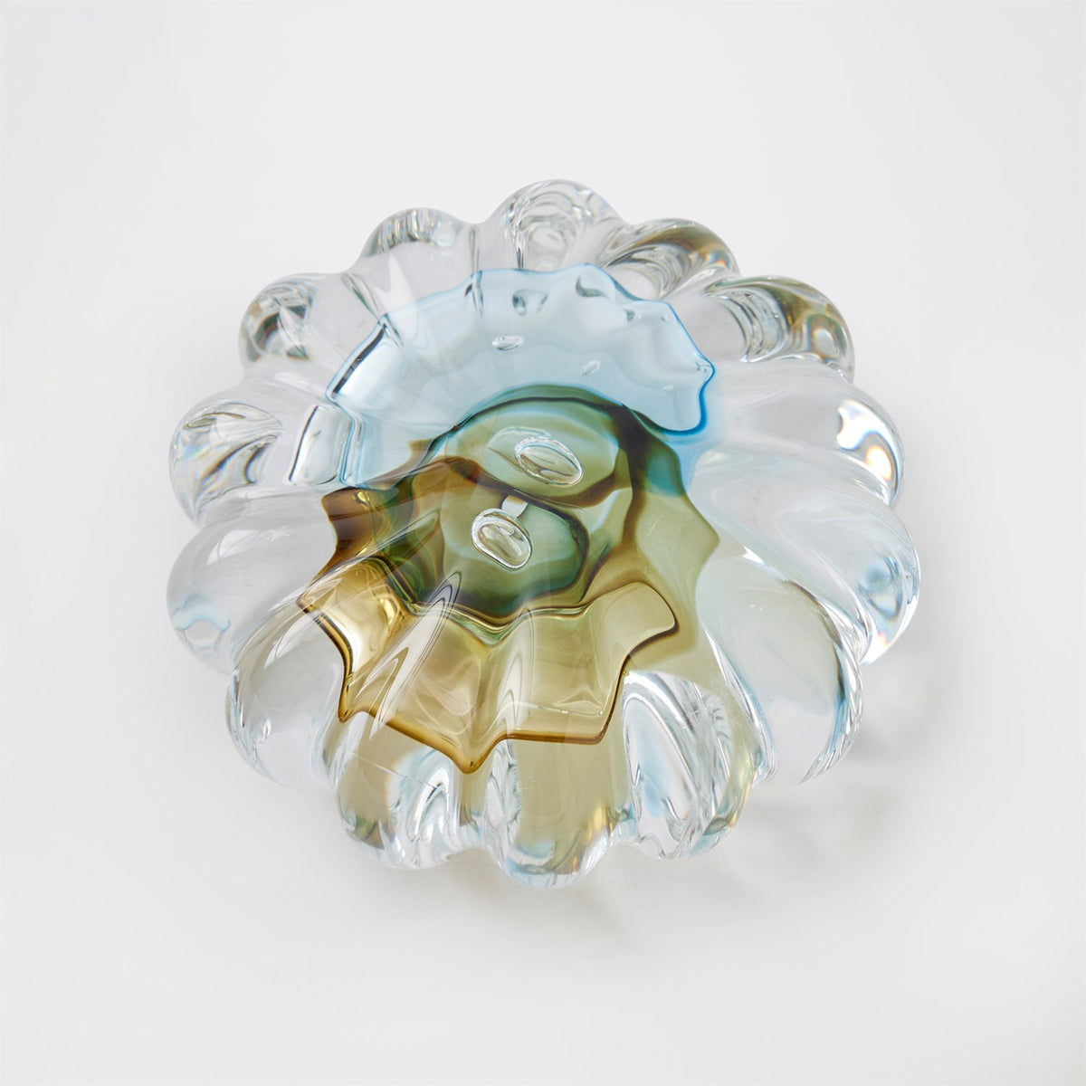 Global Views Blue Topaz Anemone Sculpture