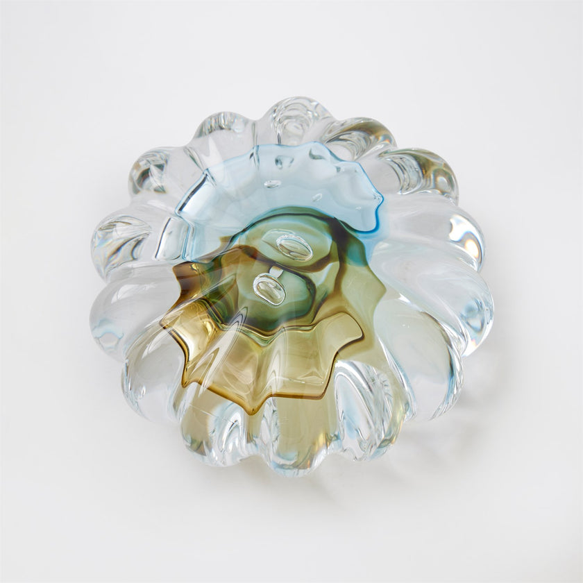 Global Views Blue Topaz Anemone Sculpture
