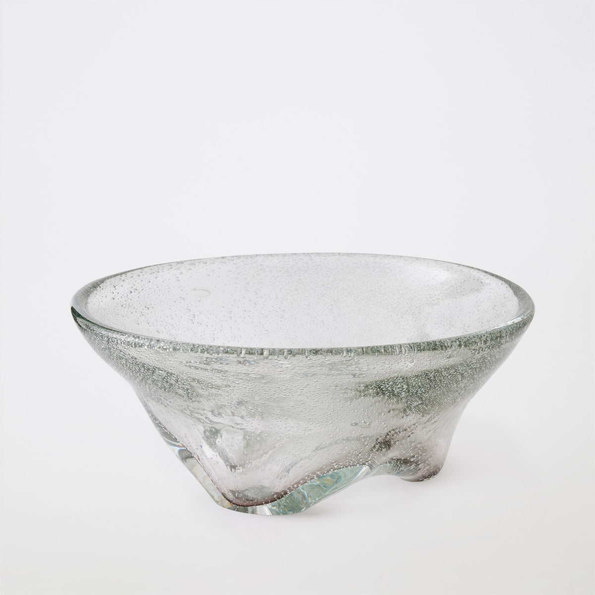 Global Views Gray Triad Footed Bowl