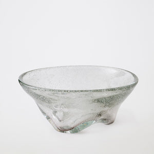 Global Views Gray Triad Footed Bowl