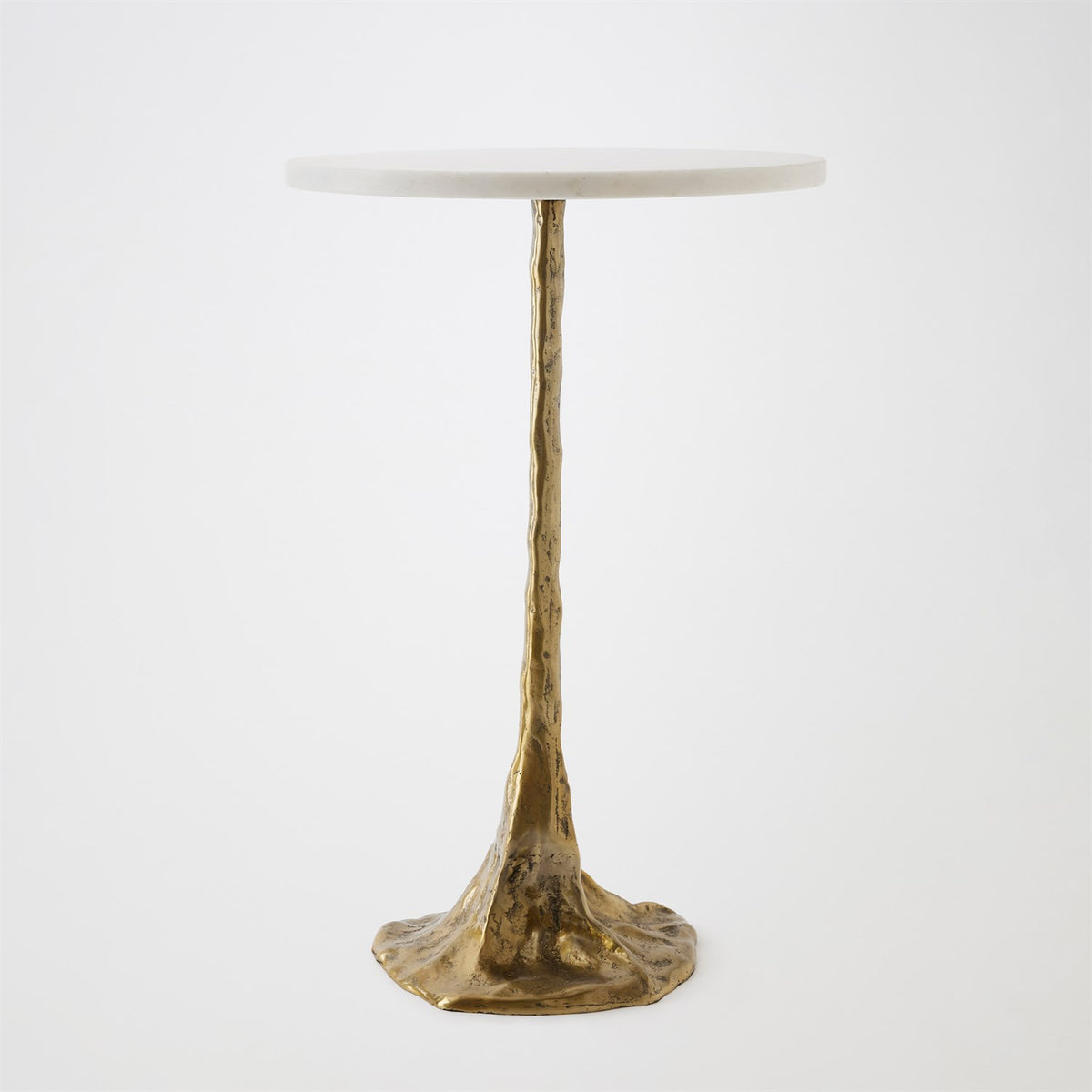 Global Views Brass Lily Pad Table