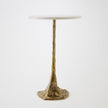 Global Views Brass Lily Pad Table