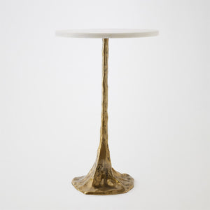 Global Views Brass Lily Pad Table