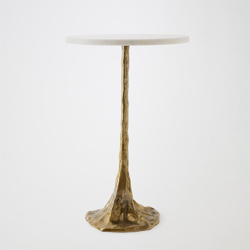 Global Views Brass Lily Pad Table