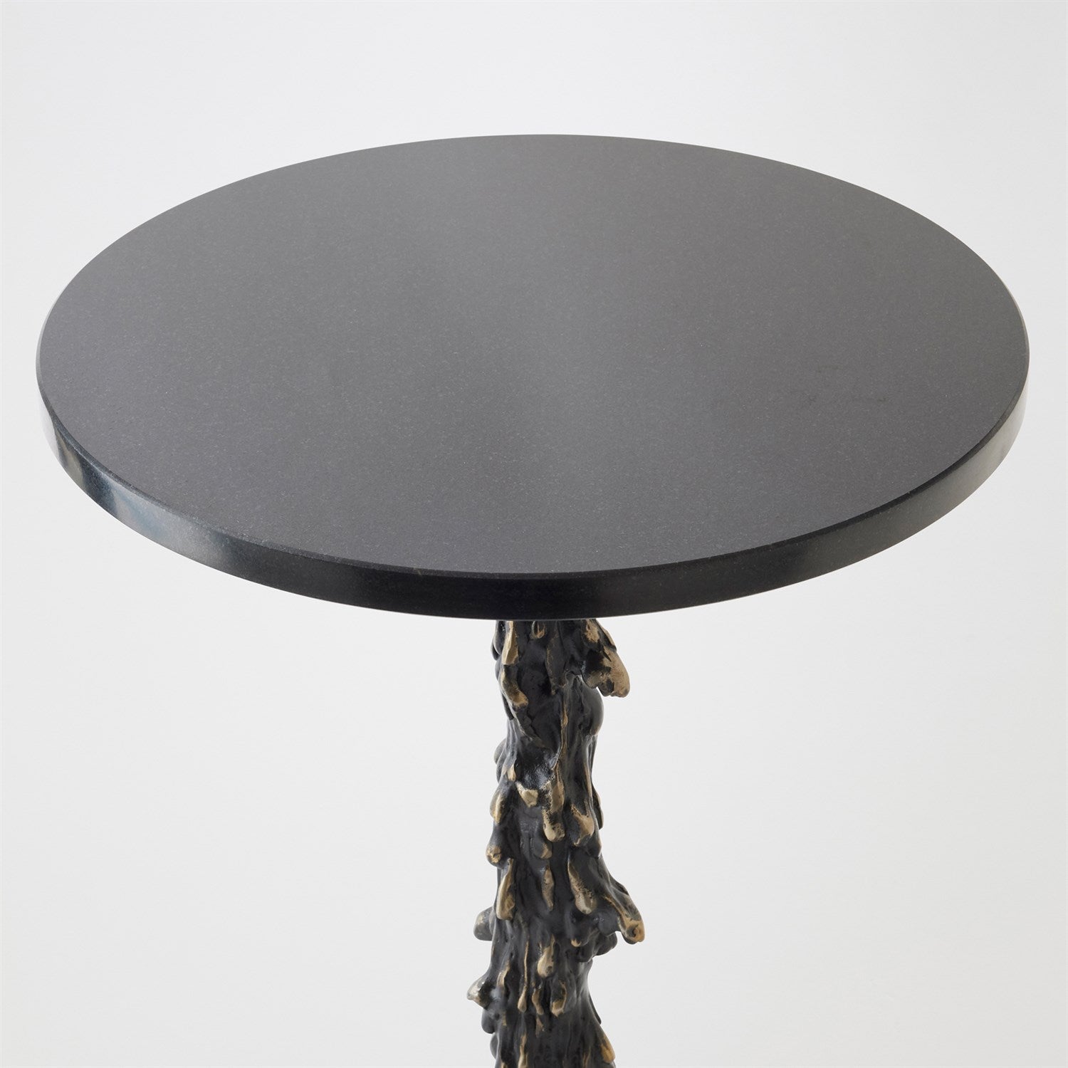 Global Views Black Melting Side Table