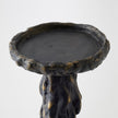 Global Views Black Melting Pillar Candle Holder