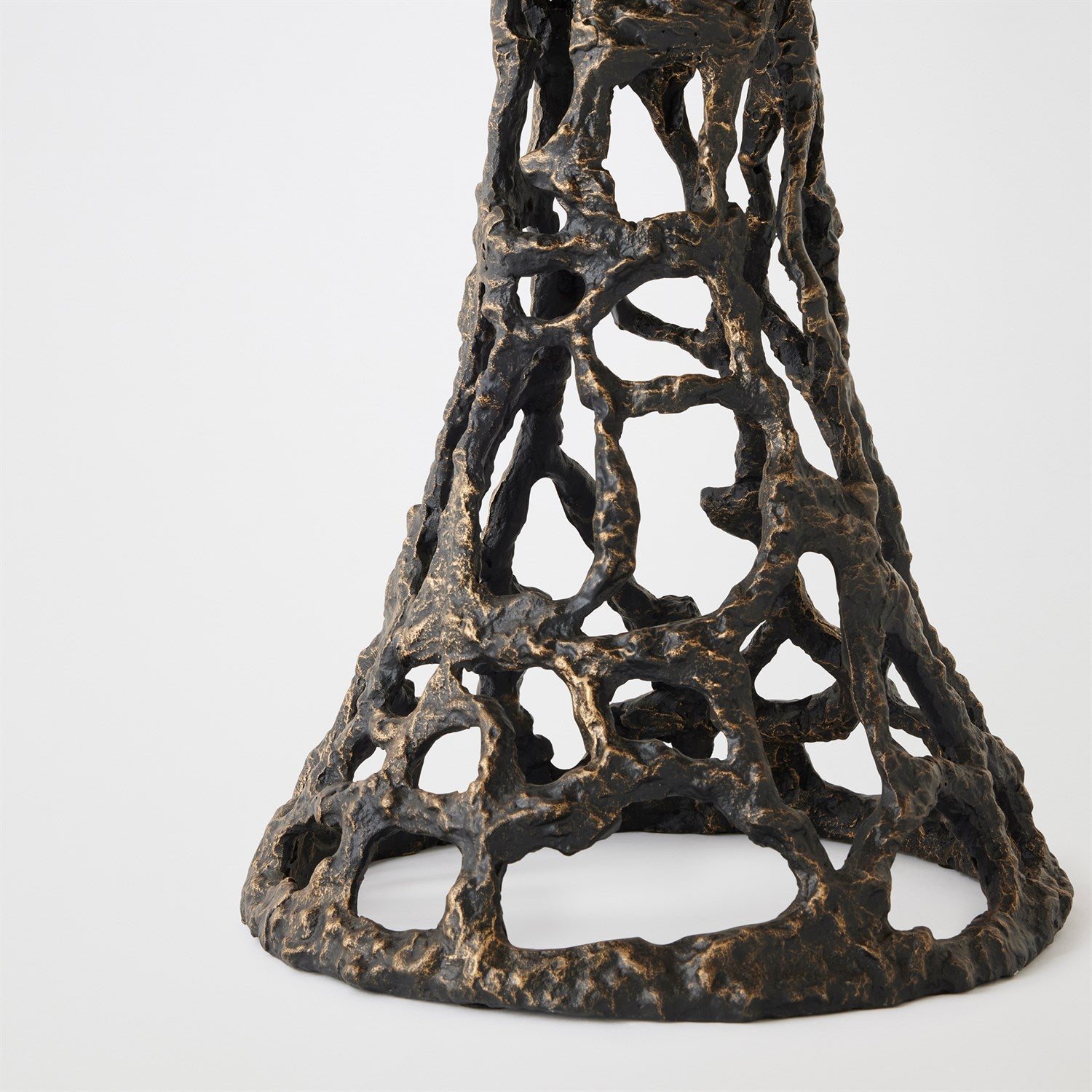 Global Views Perforated Side Table
