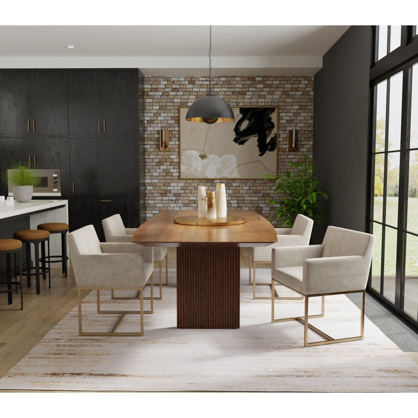 Feizy Deja 39PKF Modern Distressed Rug in Ivory/Brown/Tan