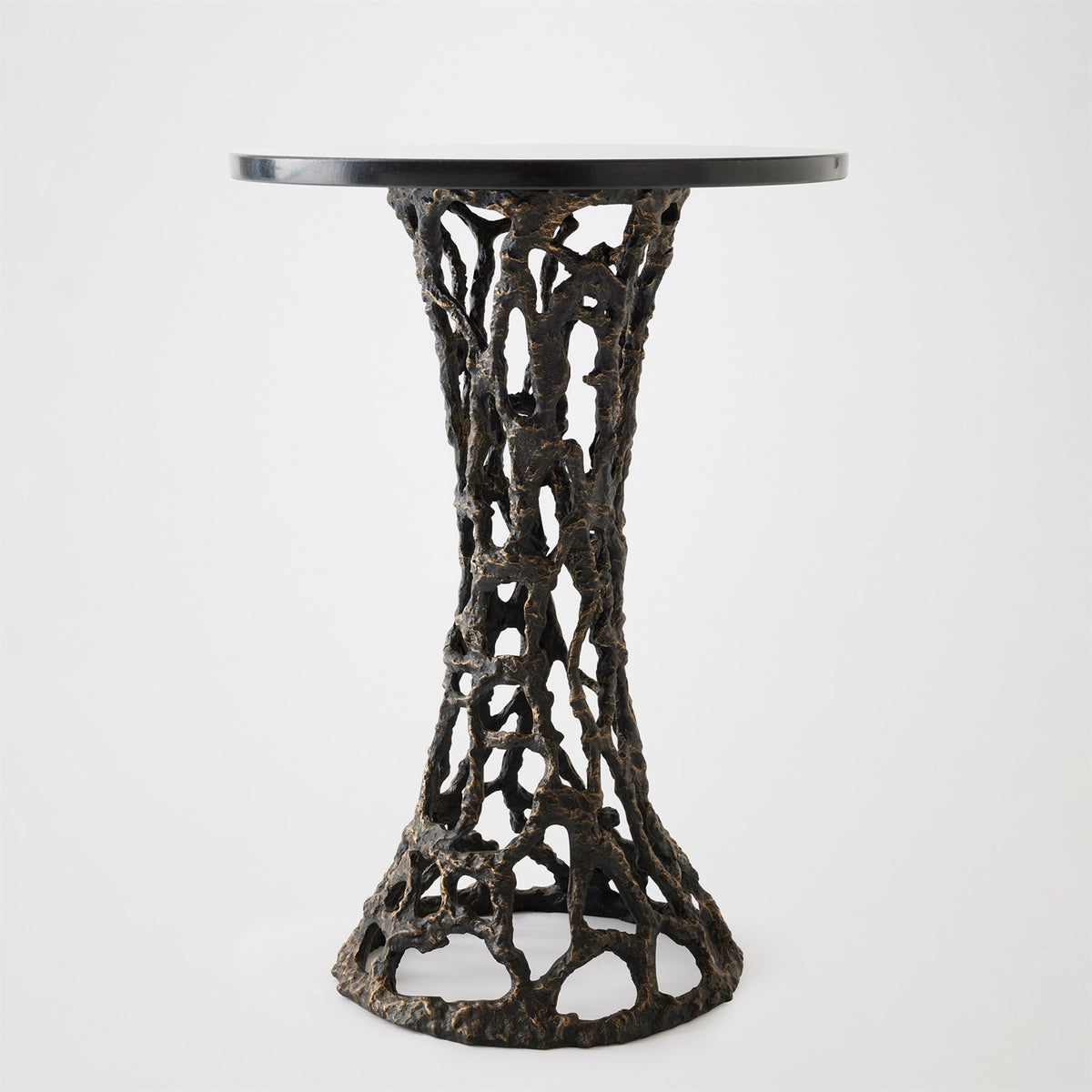 Global Views Perforated Side Table