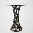 Global Views Perforated Side Table