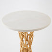 Global Views Perforated Side Table