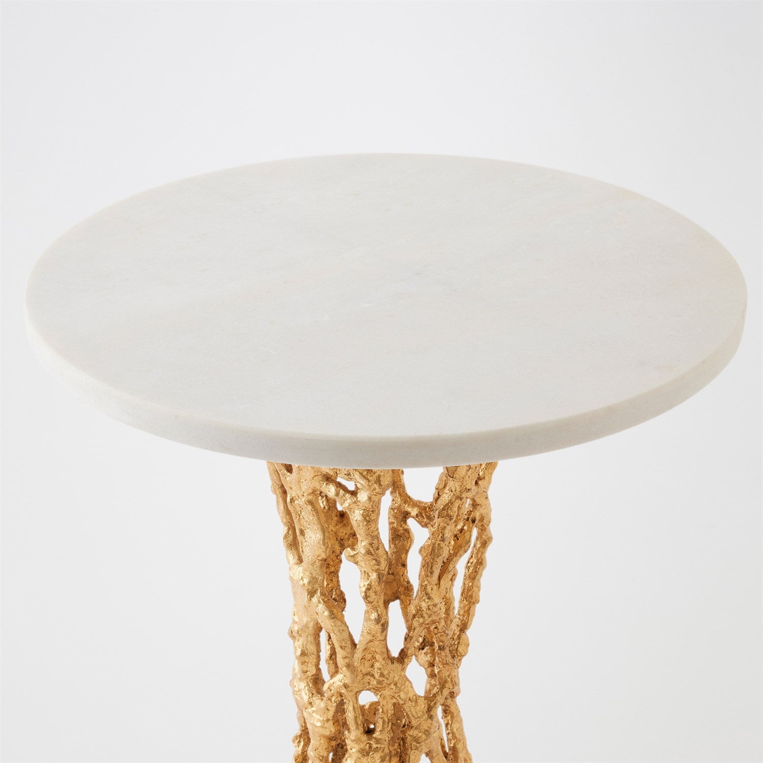 Global Views Perforated Side Table