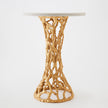 Global Views Perforated Side Table