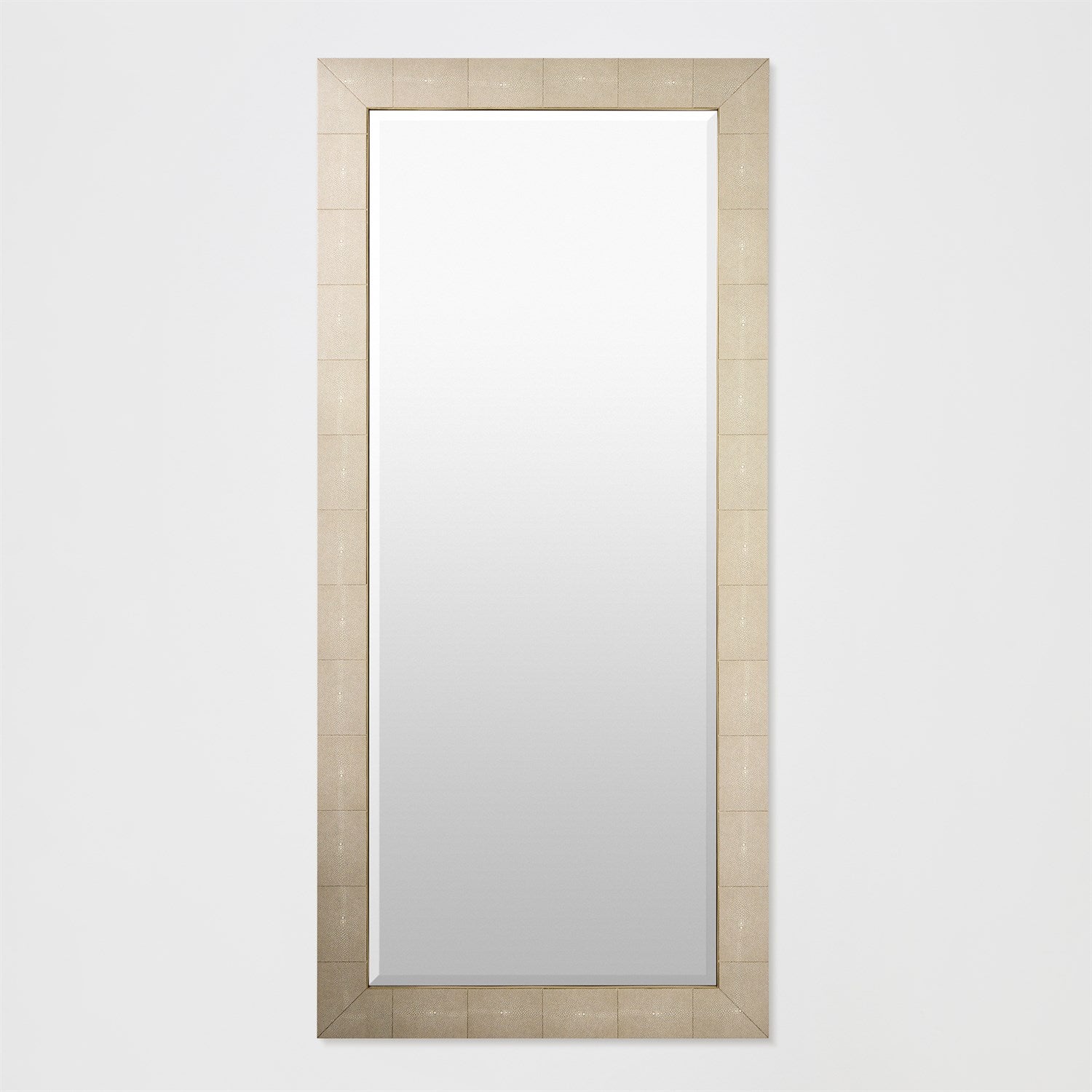 Global Views Ivory Shagreen Manta Mirror