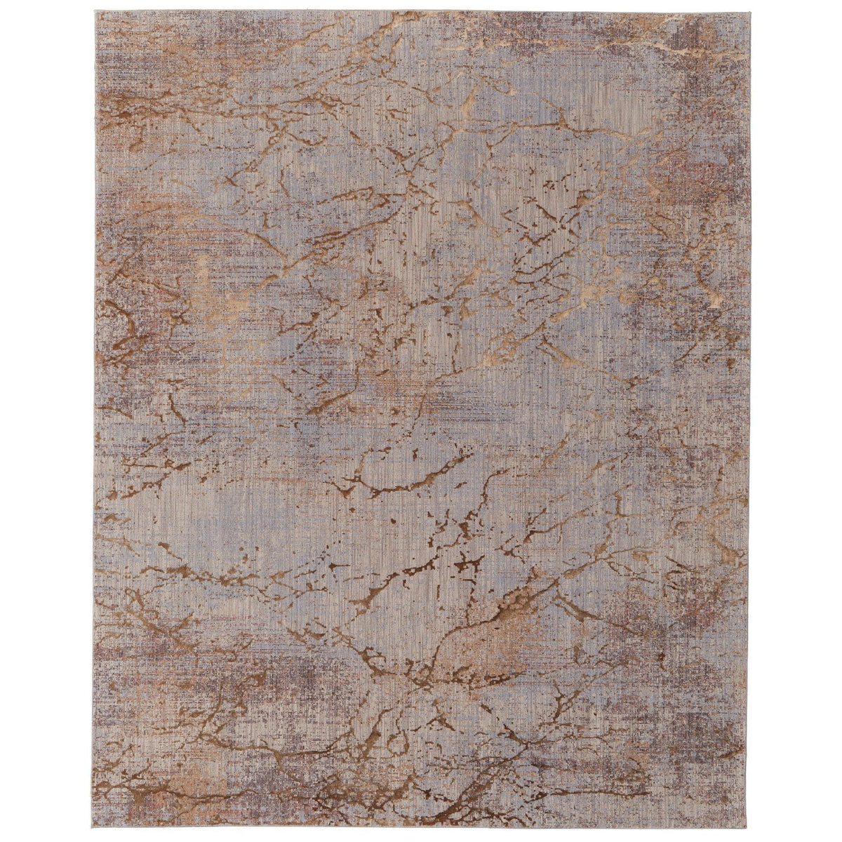 Feizy Pryor 39NEF Modern Abstract in Brown/Taupe/Tan