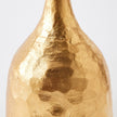 Global Views Gold Leaf Forged Pillar Candle Holder