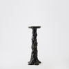 Global Views Black Melting Pillar Candle Holder