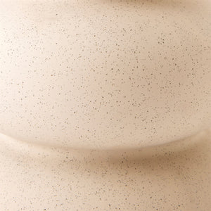 Global Views Beige Ceramic Bubbled Lamp