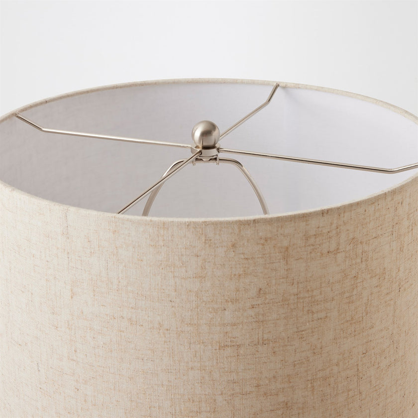 Global Views Beige Ceramic Bubbled Lamp