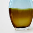 Global Views Topaz Blue Oval Vase