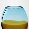 Global Views Topaz Blue Oval Vase