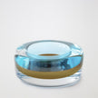 Global Views Blue Thick Cylinder Bowl