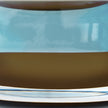 Global Views Blue Thick Cylinder Bowl