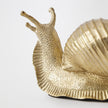 Global Views Brass Snail Sculpture