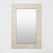 Global Views Ivory Shagreen Manta Mirror