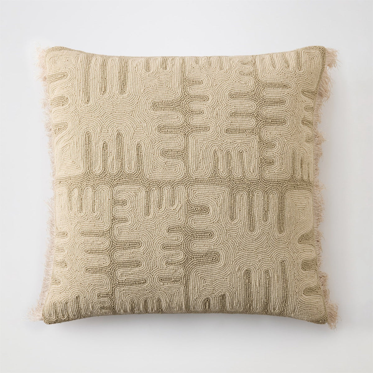 Global Views Duafe Beaded Pillow