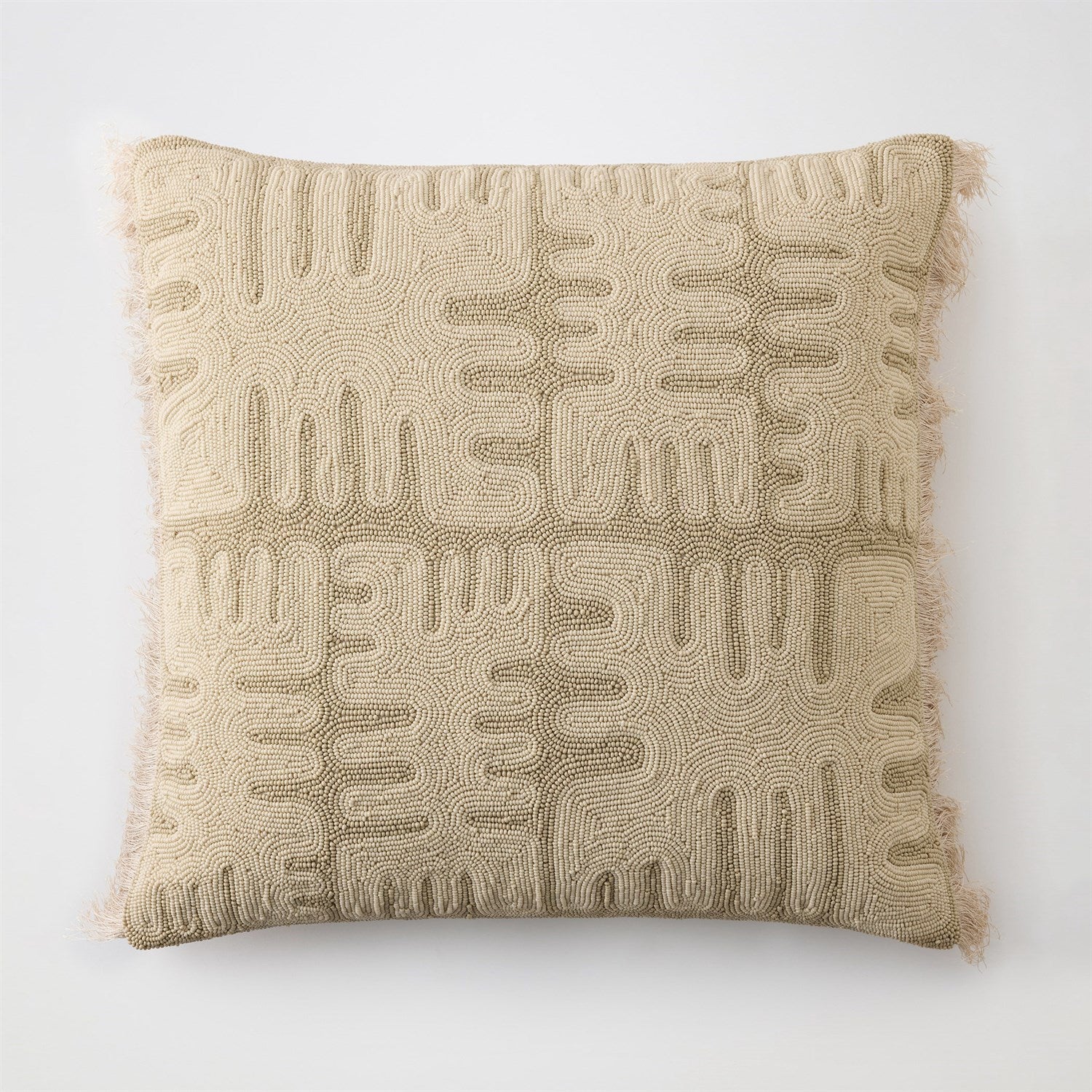 Global Views Duafe Beaded Pillow