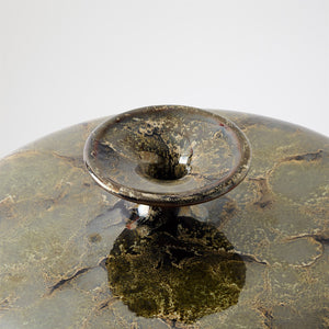 Global Views Reactive Green Tapered Neck Vase